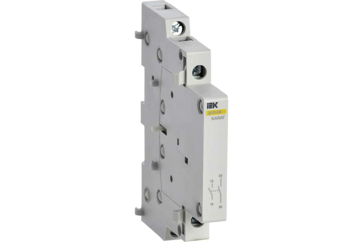 

Дополнительный контакт IEK ДК20-КМ 2НО KARAT MKK00D-DK-20