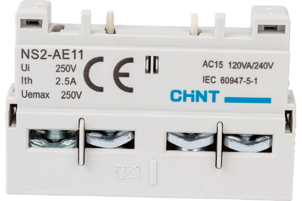 

Дополнительный поперечный контакт CHINT NS2-AE11 (R) 495968