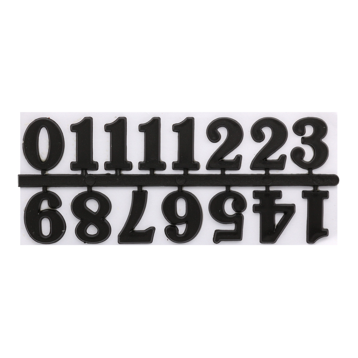 Цифры арабские для часов Astra&Craft, 5AS-085, 2,5 см (чёрный)