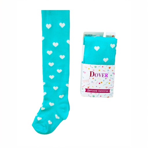

Колготки детские Dover 2019, бирюзовый, 98-104, 2019
