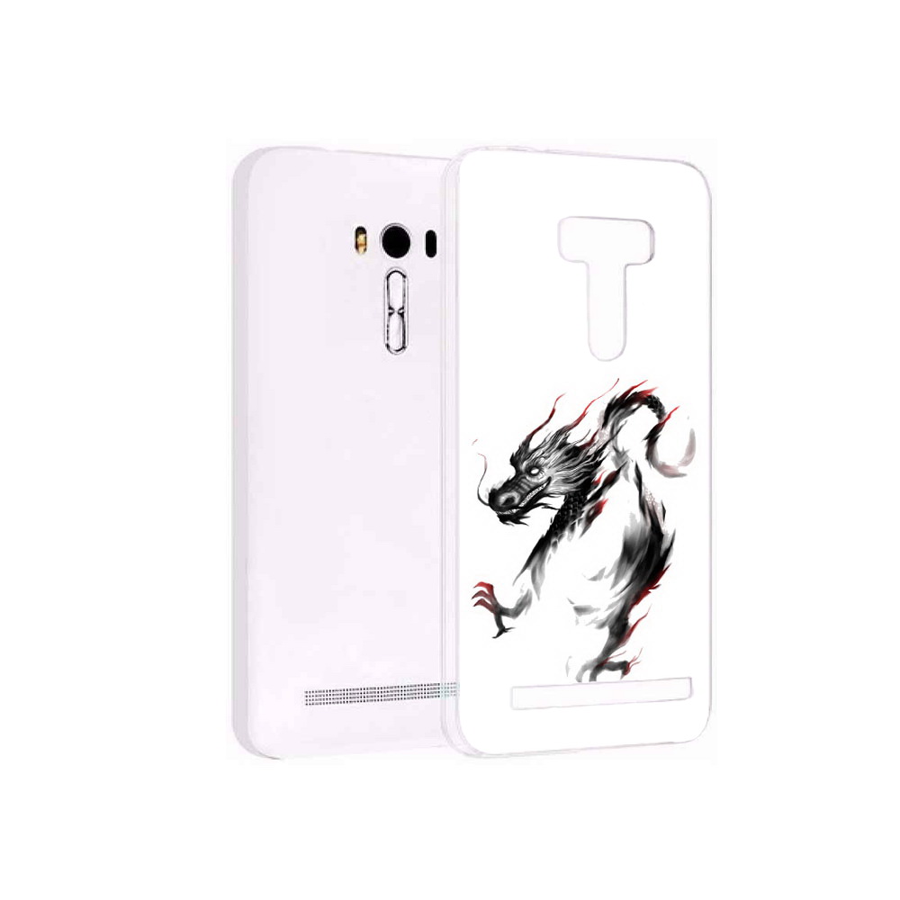 Чехол MyPads Tocco для Asus ZenFone Selfie (ZD551KL) черный дракон