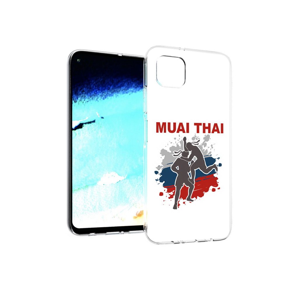 

Чехол MyPads Tocco для Huawei Nova 6 SE Муайтай, Прозрачный, Tocco