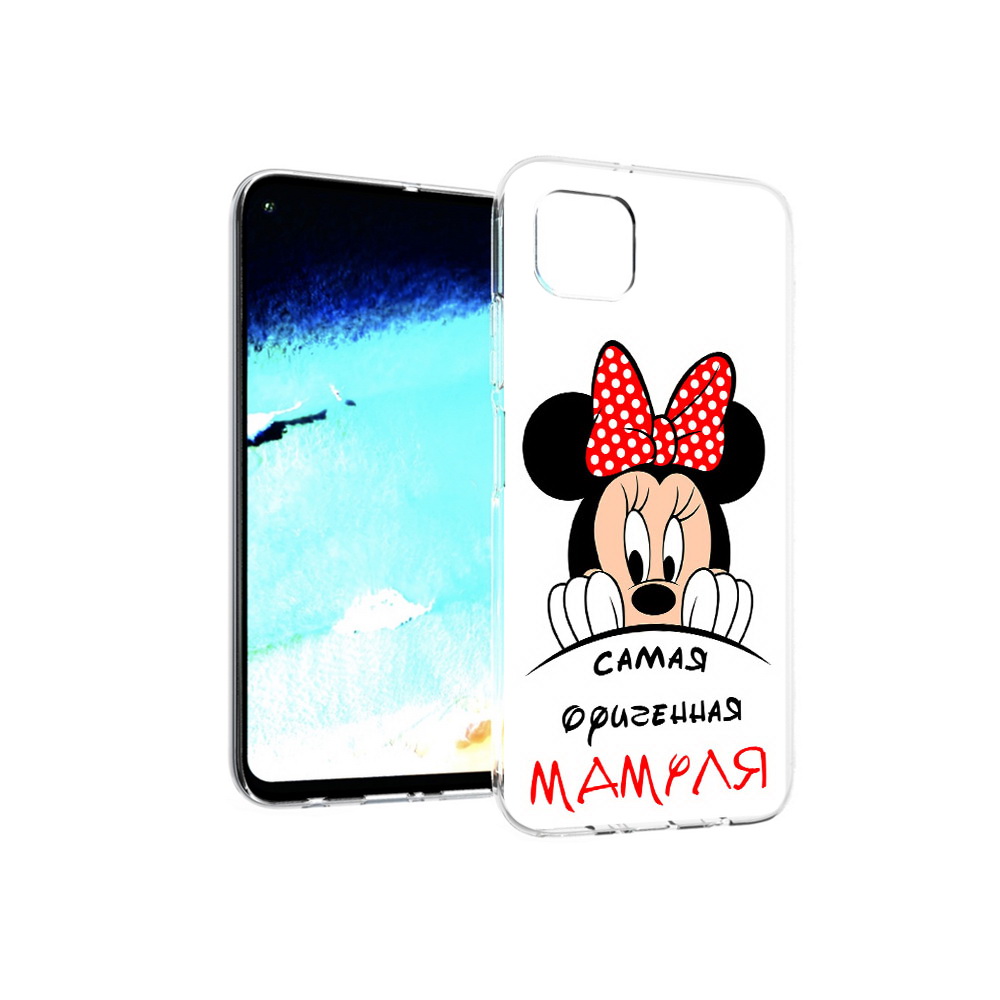 

Чехол MyPads Tocco для Huawei Nova 6 SE Самая лучшая мамуля Мини Маус, Прозрачный, Tocco