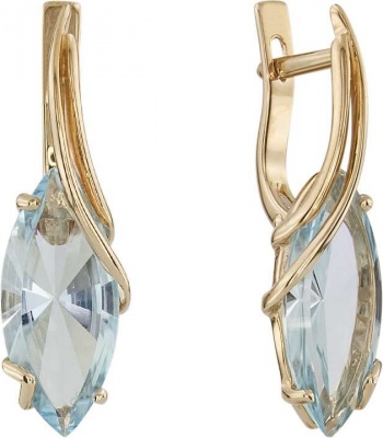 

Серьги с 2 топазами из красного золота ALORIS Серьги 413Т, Серьги 413Т
