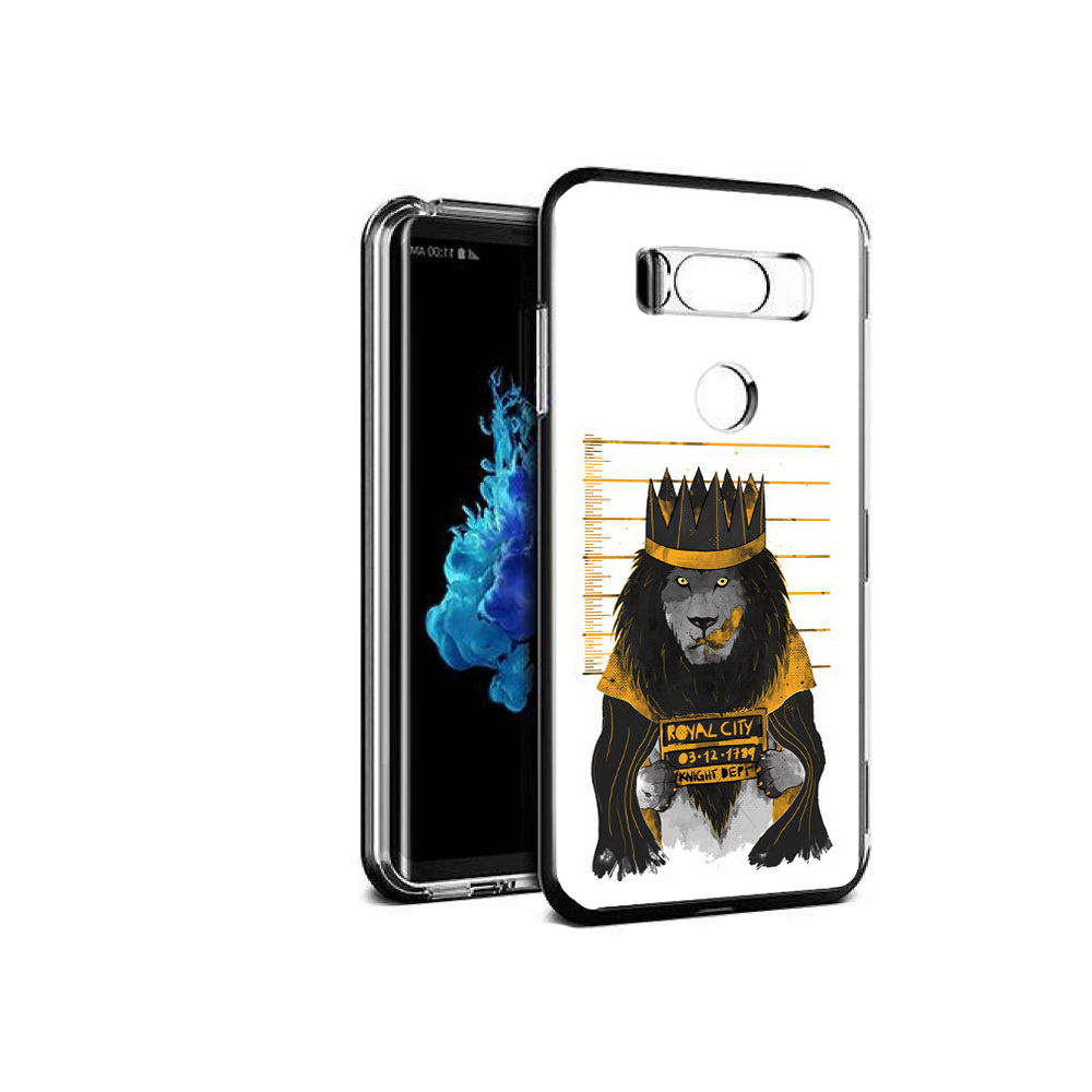 

Чехол MyPads Tocco для LG V30S лев в законе, Прозрачный, Tocco