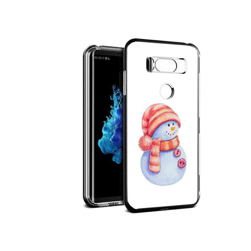

Чехол MyPads Tocco для LG V30S Веселый снеговик, Прозрачный, Tocco