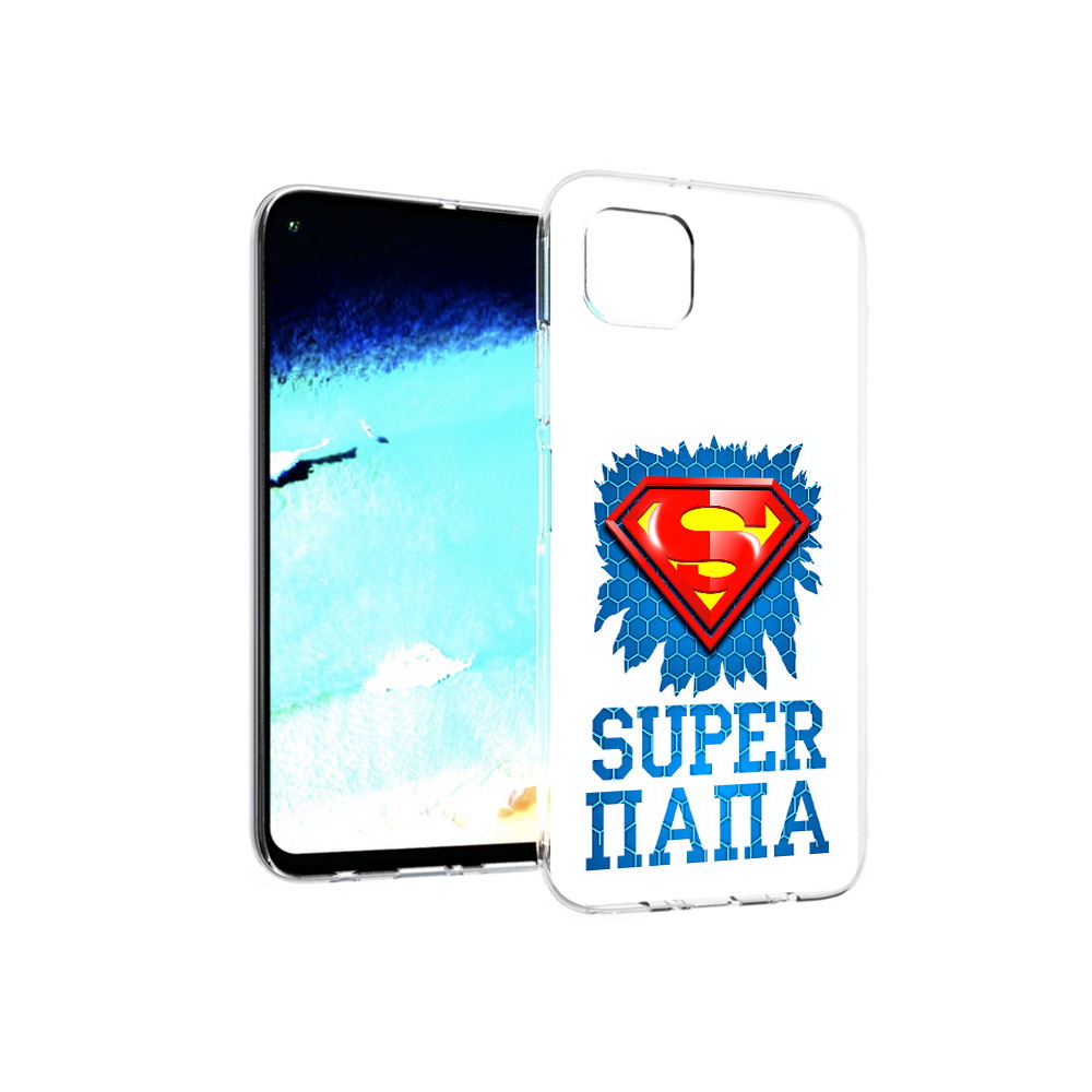 

Чехол MyPads Tocco для Huawei Nova 6 SE Супер Папа, Прозрачный, Tocco
