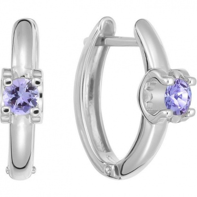 

Серьги с 2 танзанитами из белого золота ALORIS Серьги 1650Тан_, Серьги 1650Тан_