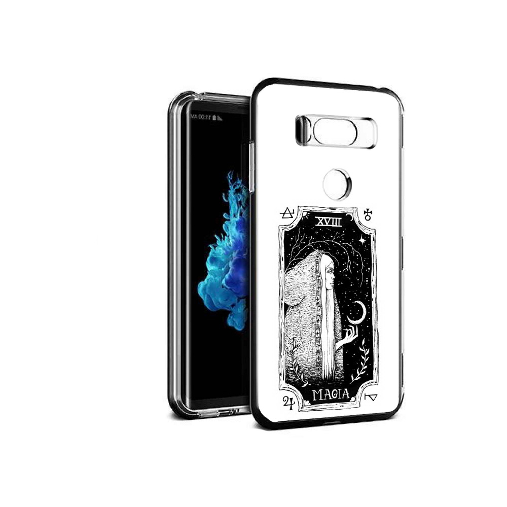 

Чехол MyPads Tocco для LG V30S лунная магия, Прозрачный, Tocco