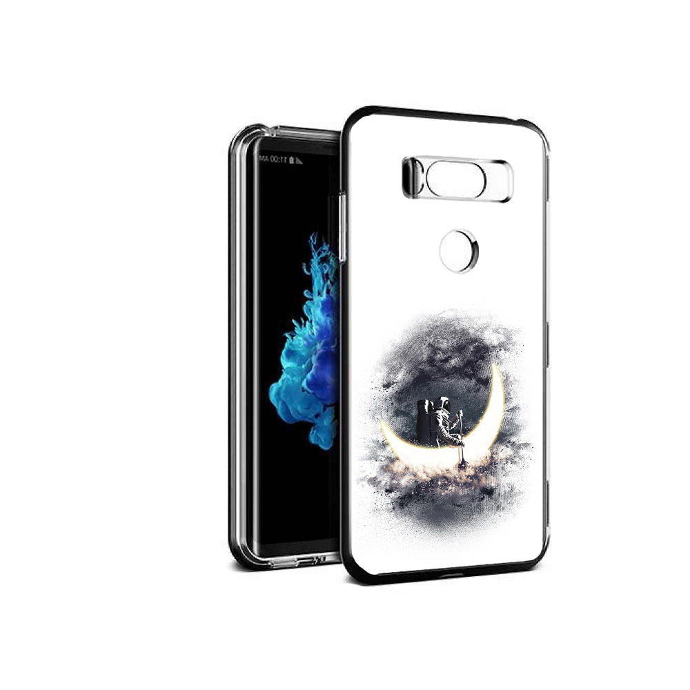 

Чехол MyPads Tocco для LG V30S лунный путешественник, Прозрачный, Tocco