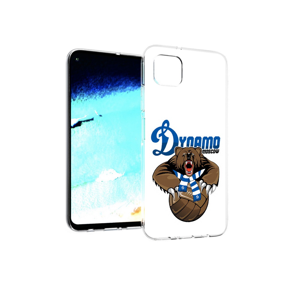 

Чехол MyPads Tocco для Huawei Nova 6 SE ФК Динамо медведь, Прозрачный, Tocco