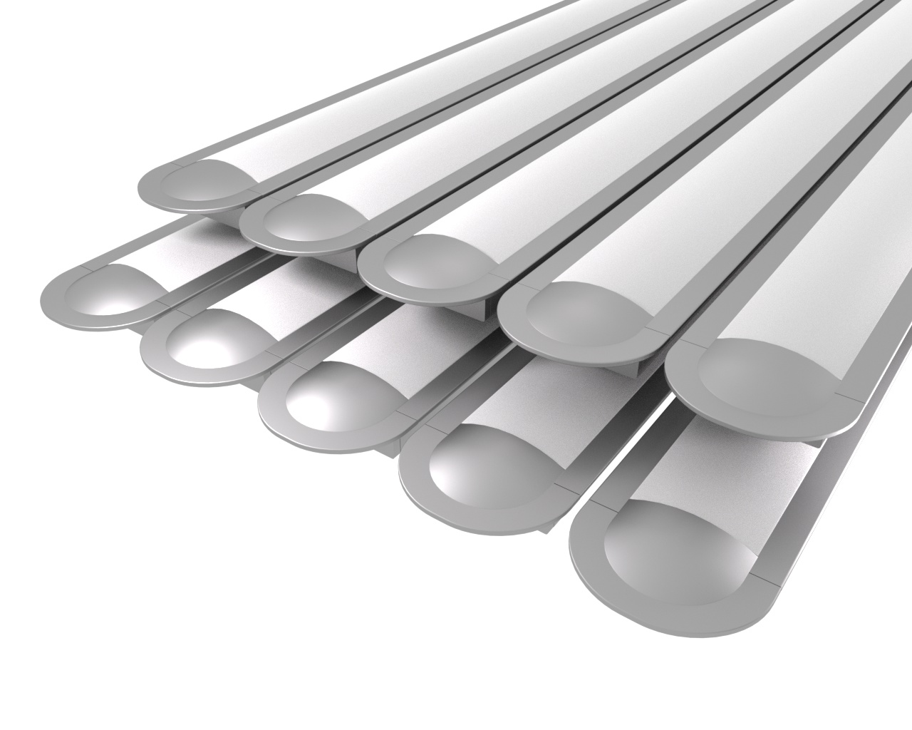

Профиль для светодиодной ленты LC-LPV0722M16-1x10Silver комплект из 10 шт серебро , 1 м, Серебристый