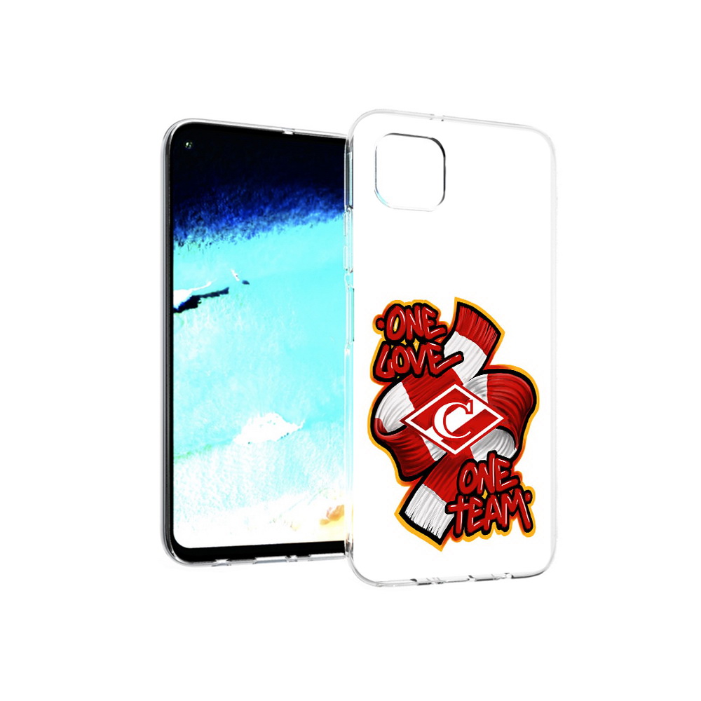 

Чехол MyPads Tocco для Huawei Nova 6 SE ФК спарак 1 любовь, Прозрачный, Tocco