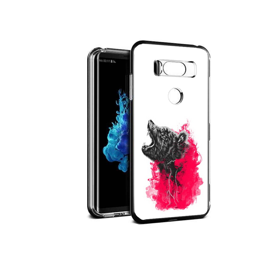 

Чехол MyPads Tocco для LG V30S медведь в дымке, Прозрачный, Tocco