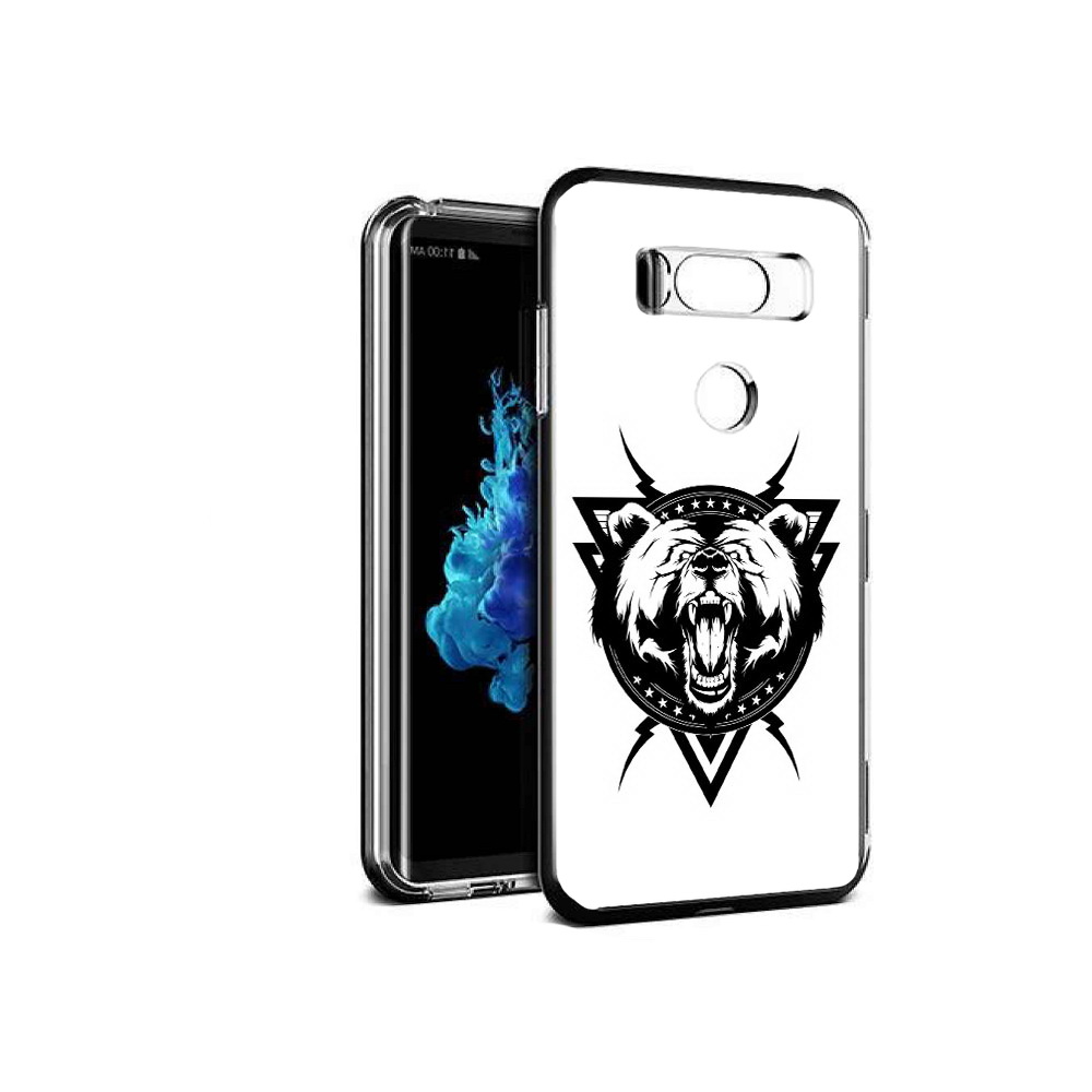 

Чехол MyPads Tocco для LG V30S медведь в треугольнике, Прозрачный, Tocco