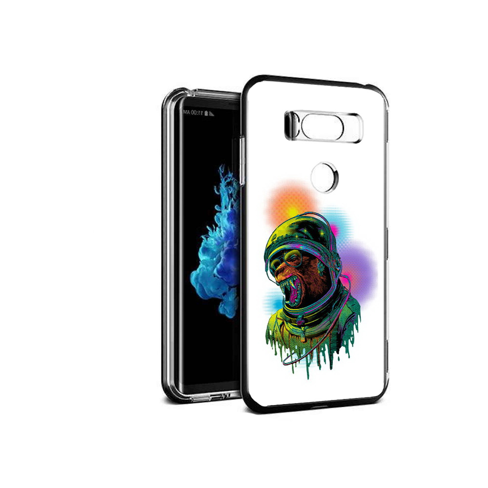 

Чехол MyPads Tocco для LG V30S медведь космонавт, Прозрачный, Tocco