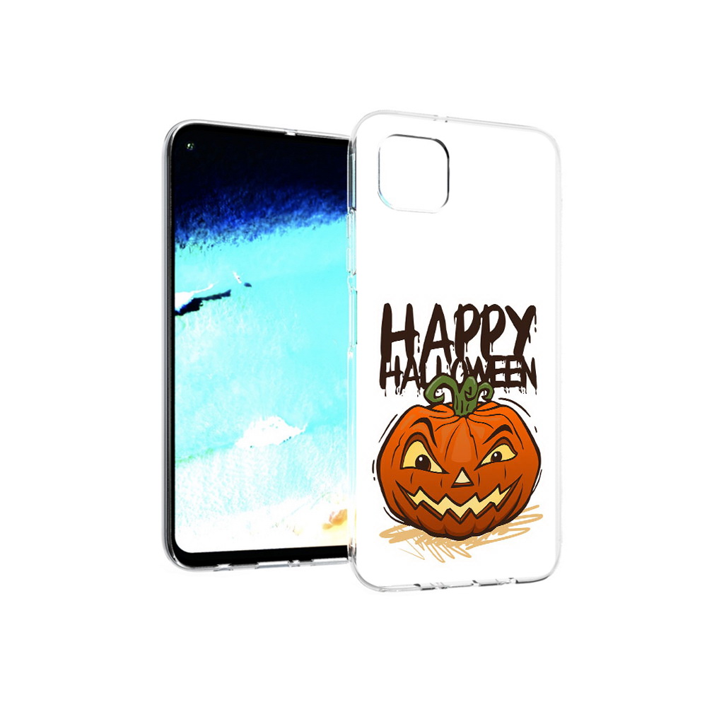 

Чехол MyPads Tocco для Huawei Nova 6 SE Хэллоуин счастливый, Прозрачный, Tocco