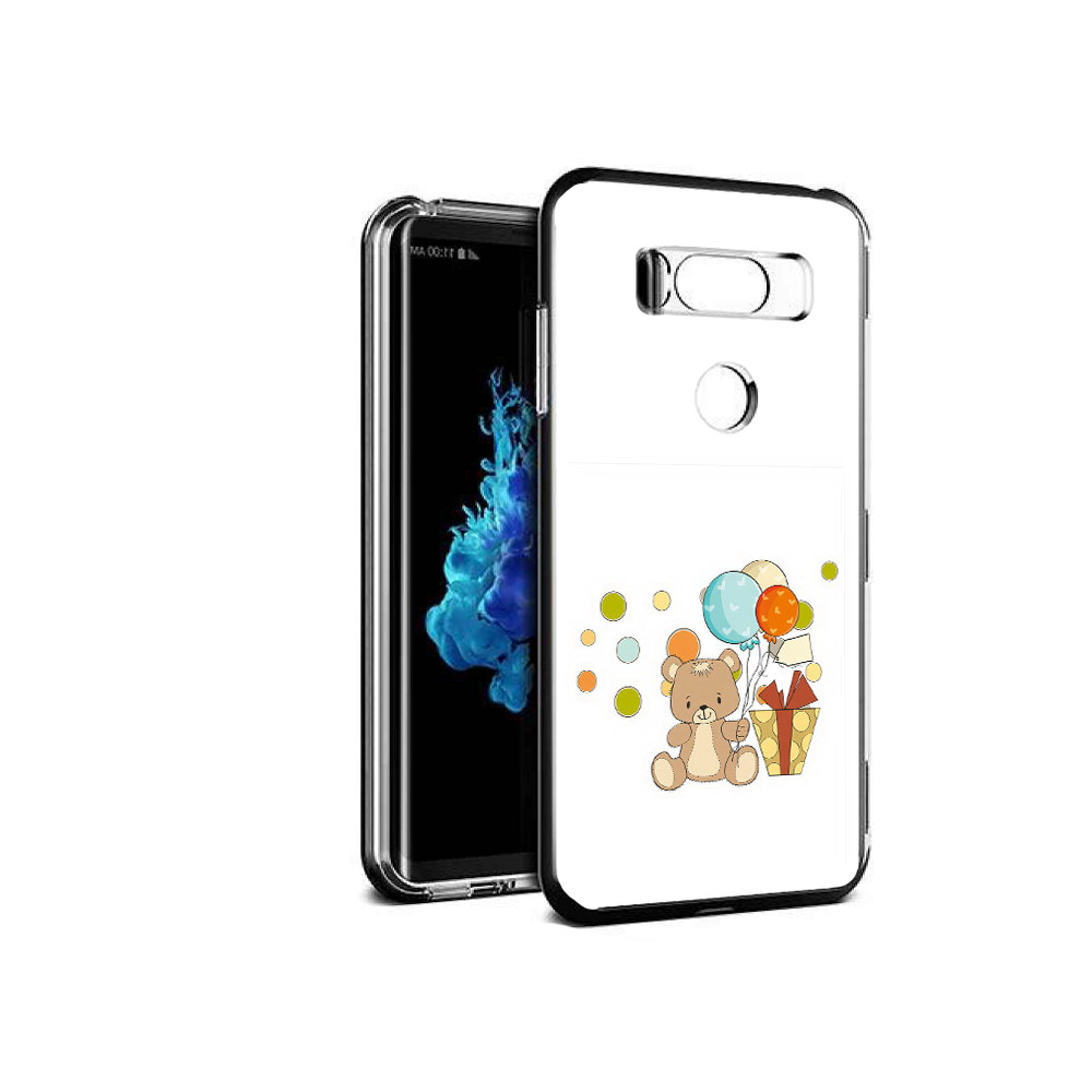 

Чехол MyPads Tocco для LG V30S медвеженок с подарком, Прозрачный, Tocco