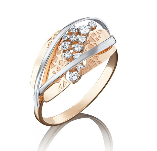 

Кольцо из золота р. 18 PLATINA jewelry 01-5071-00-401-1111-65, фианит, 01-5071-00-401-1111-65