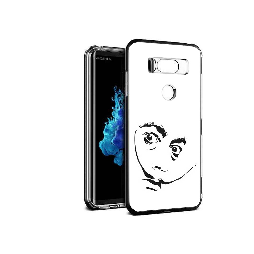 

Чехол MyPads Tocco для LG V30S мужчина с длинными усами, Прозрачный, Tocco