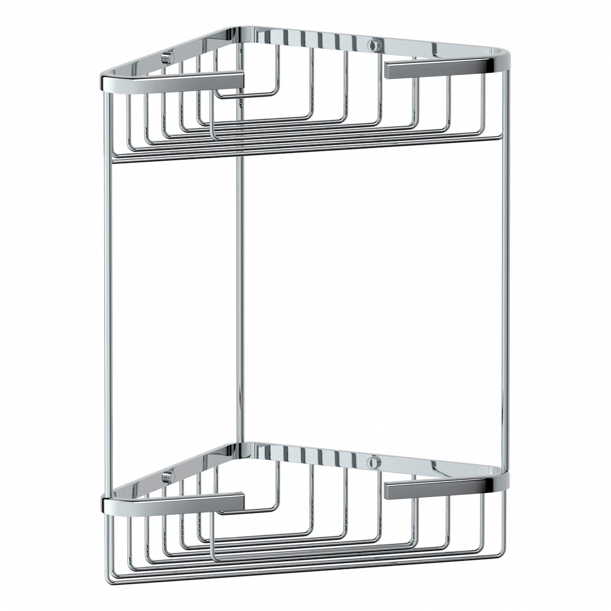 

Полка для ванной Artwelle угловая серебристая 20x25,9x31,2 см