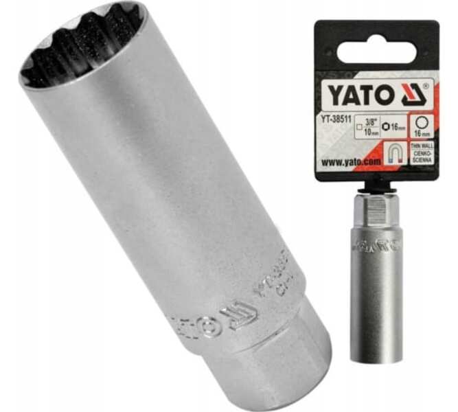 Головка Торцевая Свечная Магнитная YATO YT38511 магнитная свечная головка сервис ключ