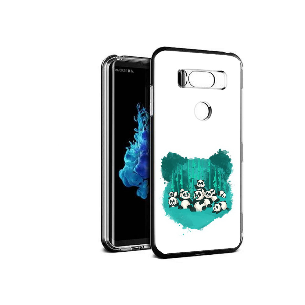 

Чехол MyPads Tocco для LG V30S нарисованные панды, Прозрачный, Tocco