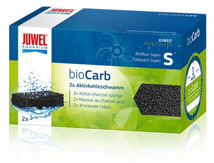 Губка для внутреннего фильтра Juwel Bio Carb S для Bioflow Super/Compact, уголь, 10г