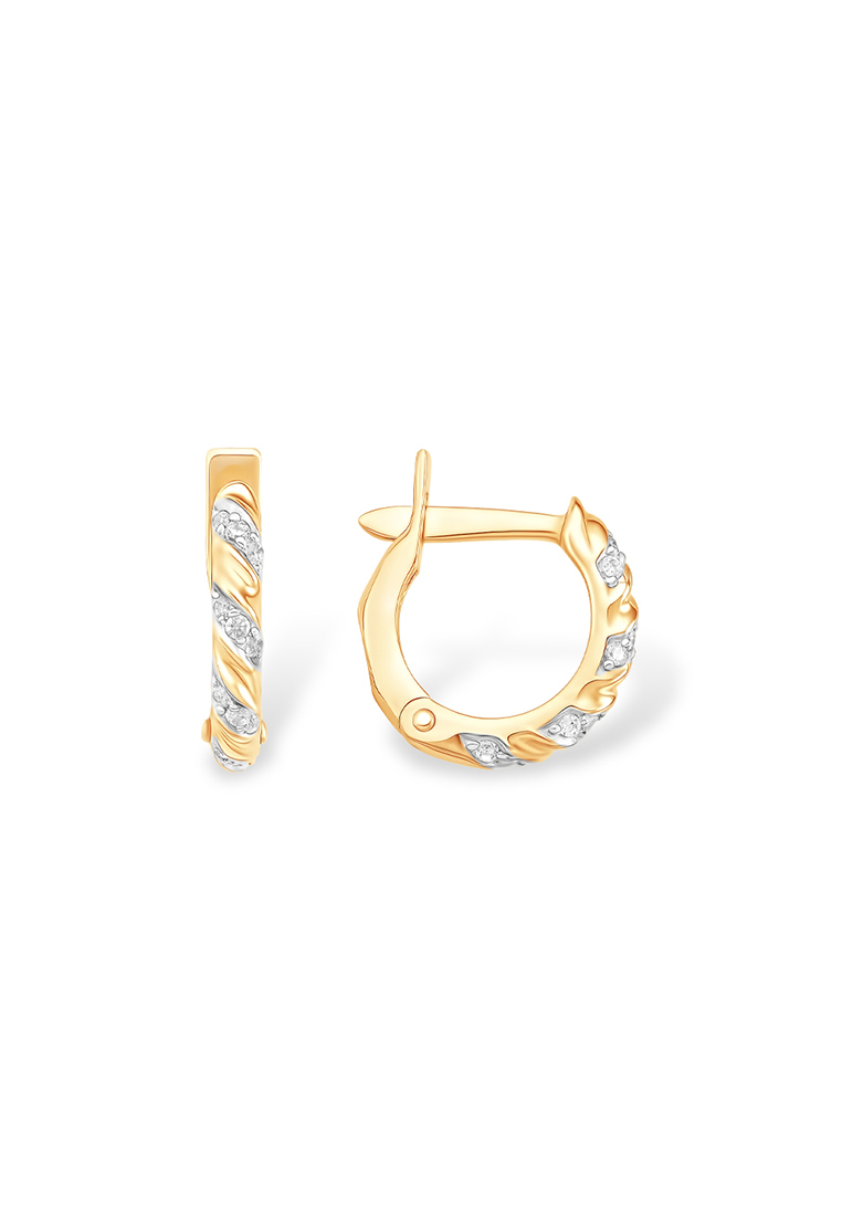 

Серьги из красного золота Kari Jewelry С13217421, фианит, С13217421