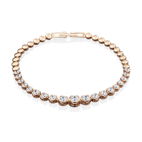 

Браслет из красного золота с фианитом р.  PLATINA jewelry 05-0561-00-501-1110-38, 05-0561-00-501-1110-38