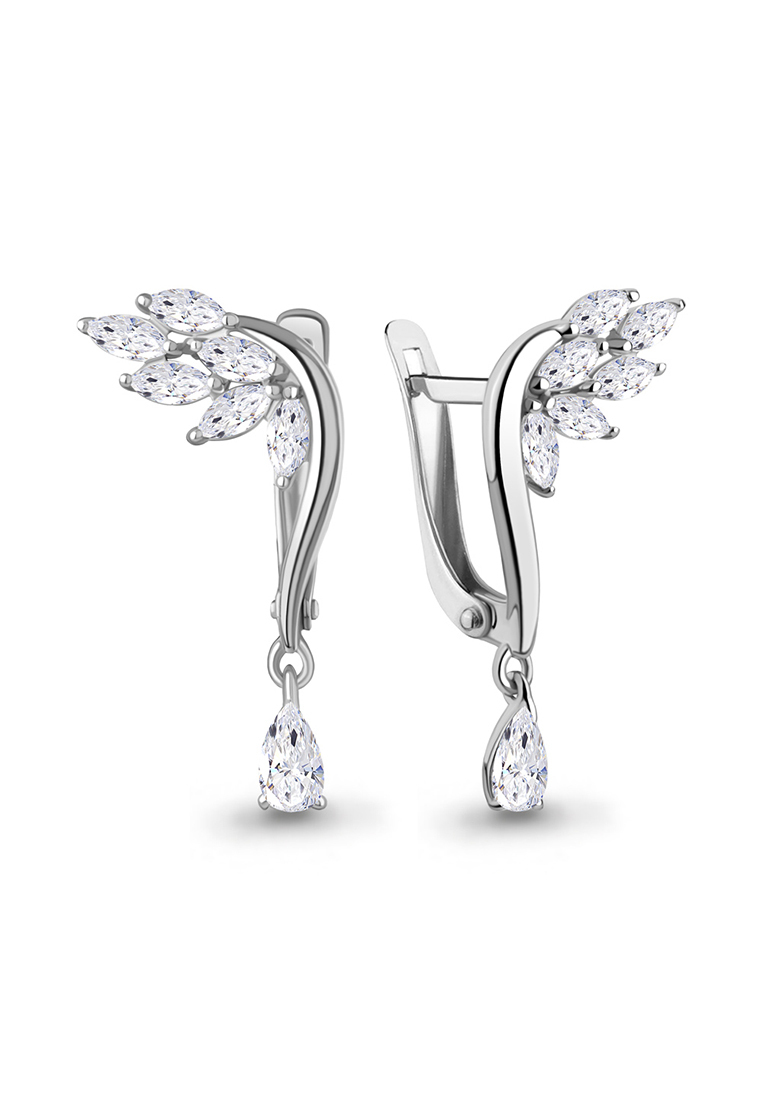 

Серьги из серебра Kari Jewelry 400152.5, фианит, 400152.5