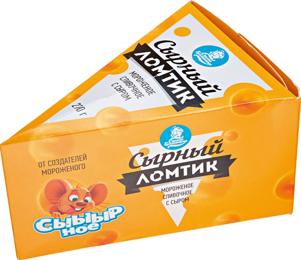 

Мороженое сливочное Страна Гулливерия со вкусом сыра БЗМЖ 120 г