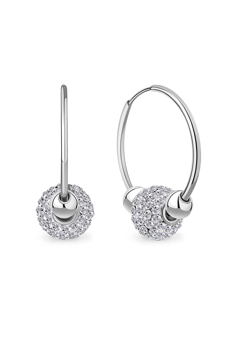 

Серьги из серебра Kari Jewelry 49566.5, стекло, 49566.5