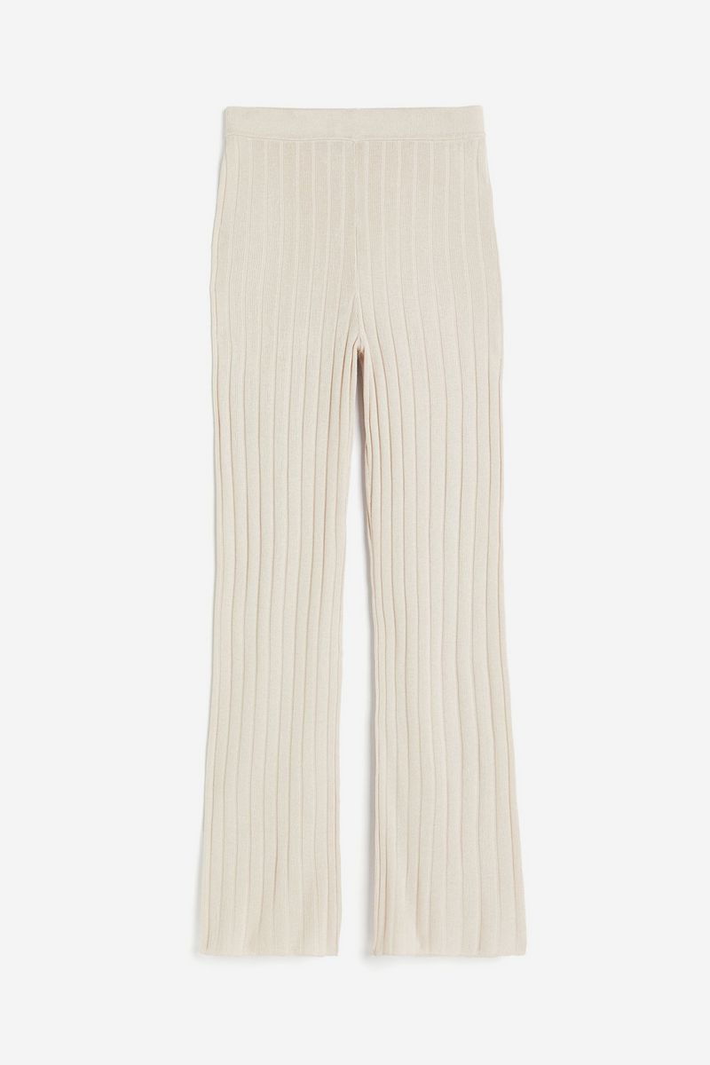 

Брюки женские H&M 0996926 бежевые L, Бежевый, 0996926