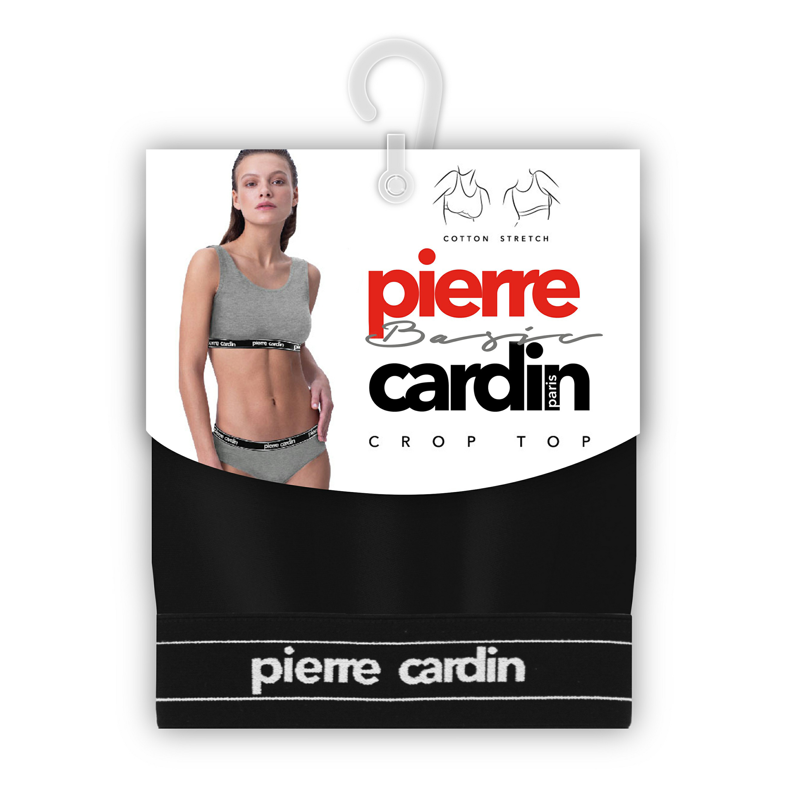 

Бюстгальтер женский Pierre Cardin черный L, Серый