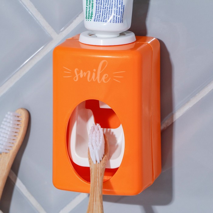 

Выдавливатель для зубной пасты механический «Smile», 9.5 х 5.8 см