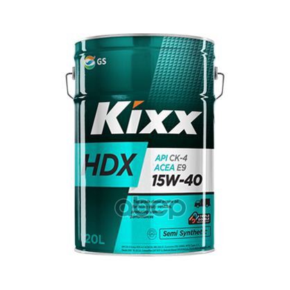

Моторное масло Kixx синтетическое HDX 15W40 CK-4/E9 20л