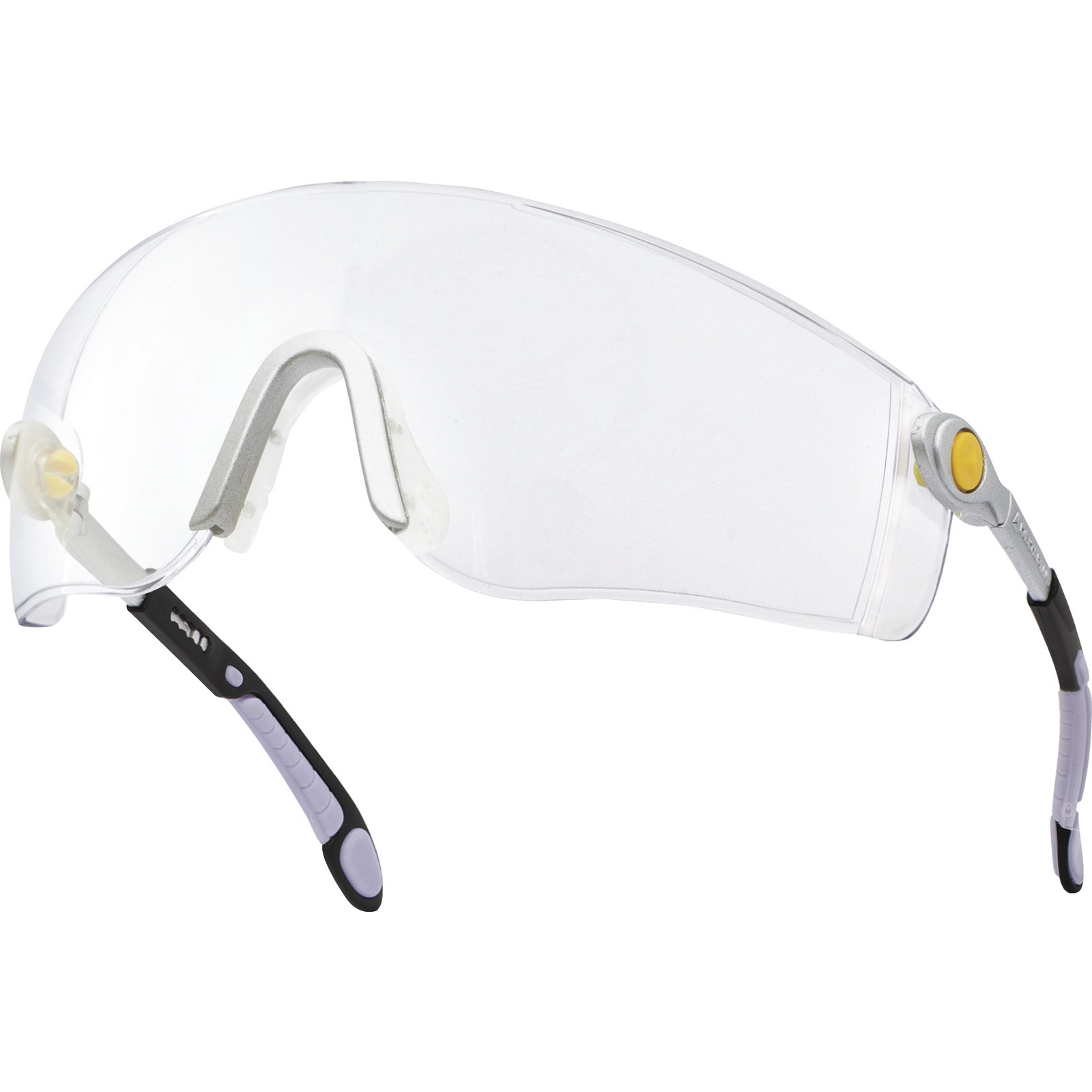 DeltaPlus Очки LIPARI2 CLEAR открытые защитные с боковой защитой регулируемые защитные очки truper