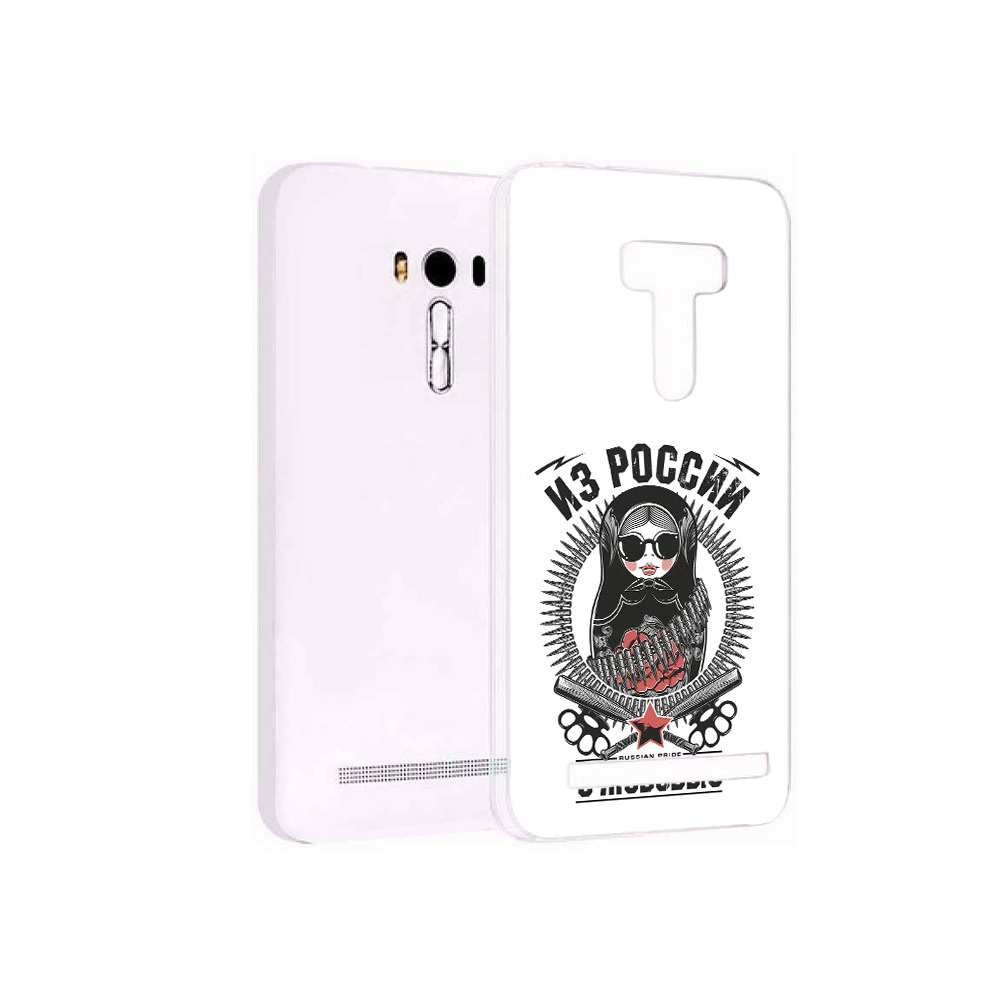 

Чехол MyPads Tocco для Asus ZenFone Selfie (ZD551KL) Из России с любовью, Прозрачный, Tocco