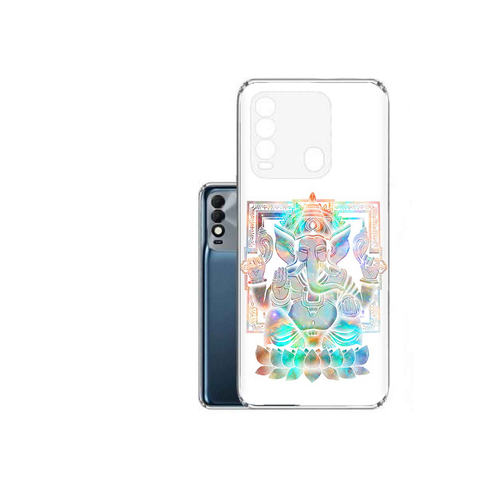 

Чехол MyPads Tocco для Tecno Spark 8 умный слон, Прозрачный, Tocco