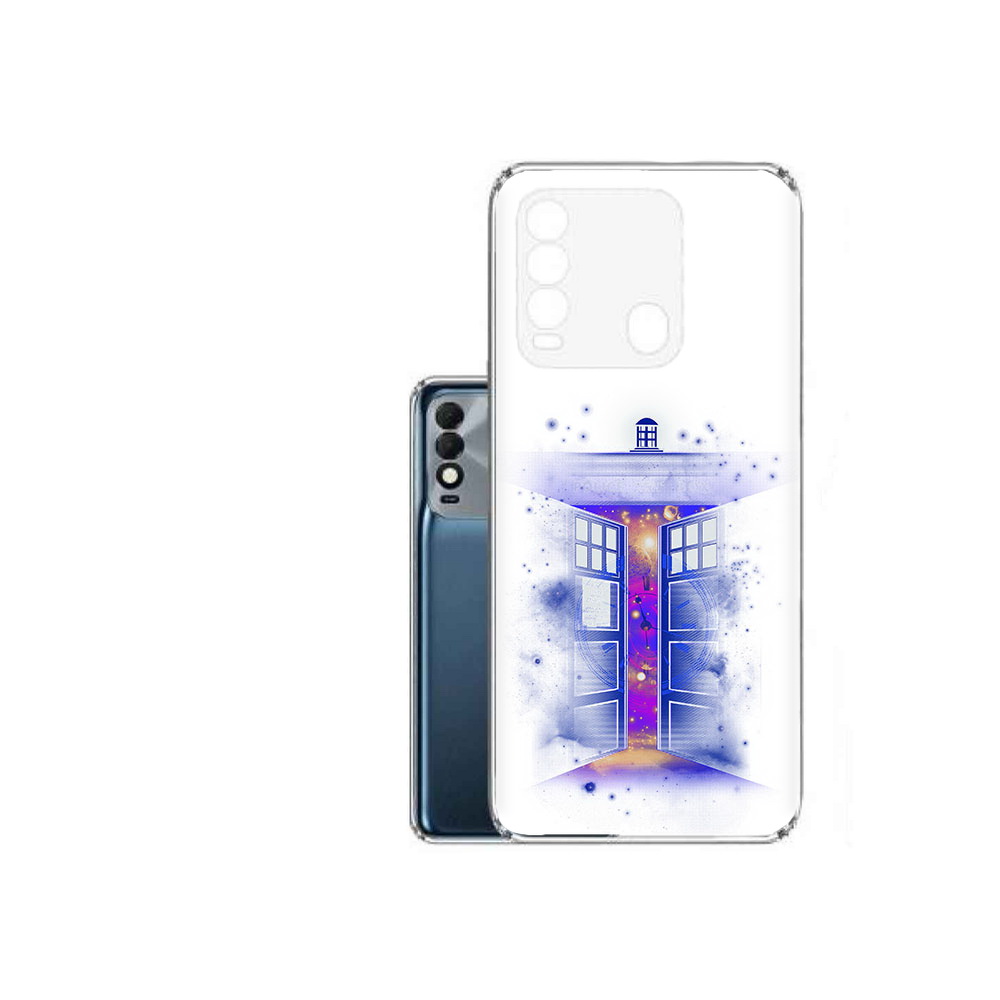 

Чехол MyPads Tocco для Tecno Spark 8 фиолетовый уголок абстракция, Прозрачный, Tocco