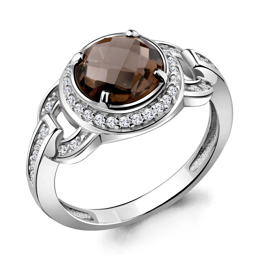 

Кольцо из серебра р. 17,5 AQUAMARINE 6548701А_925_р, 6548701А_925_р