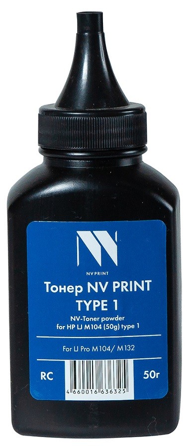 

Тонер Nvprint NV-HP LJ M104 (50 г), NV-HP LJ M104 (50 г)