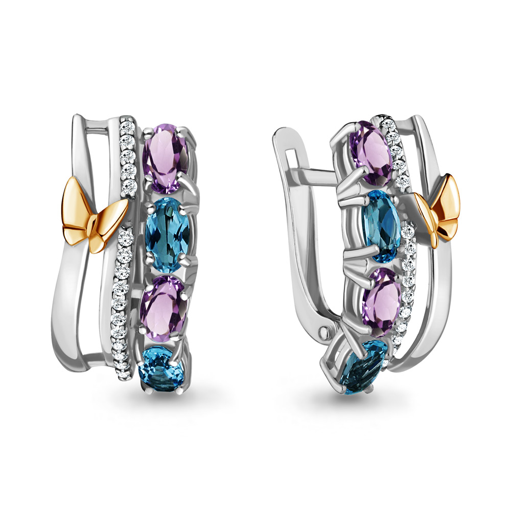 

Серьги из серебра 4471332А_925_р, 4471332А_925_р