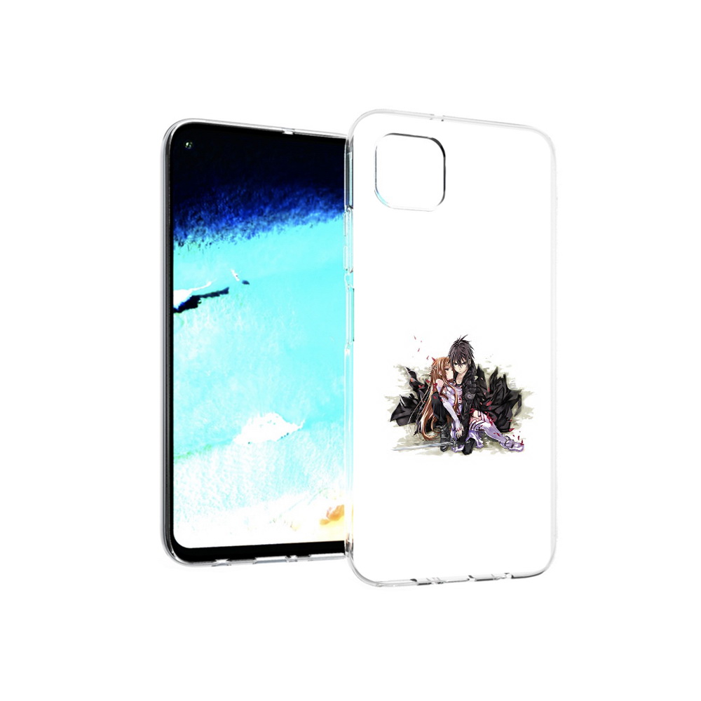 

Чехол MyPads Tocco для Huawei Nova 6 SE аниме асуна, Прозрачный, Tocco