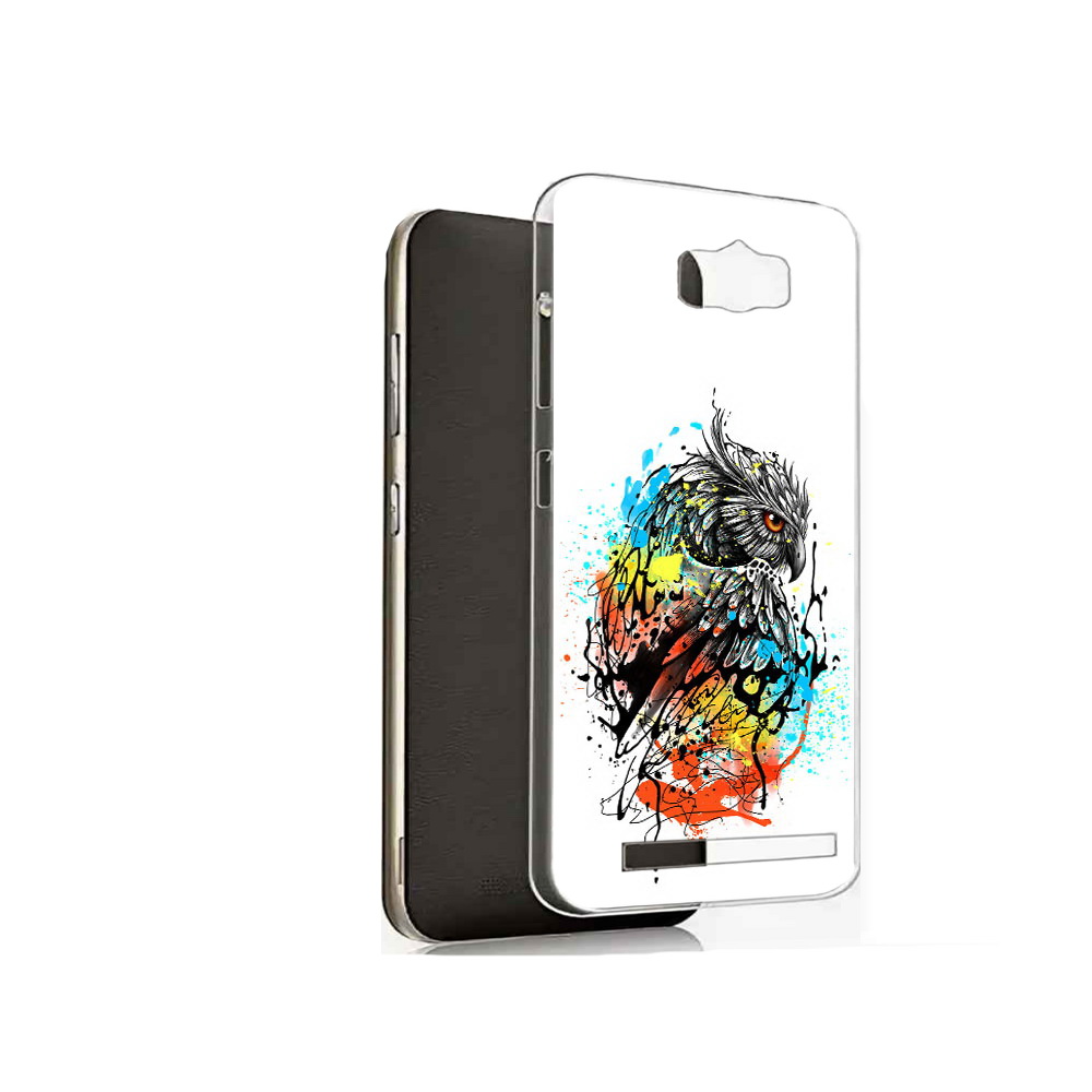 

Чехол MyPads Tocco для Asus ZenFone Max (ZC550KL) Творческая сова, Прозрачный, Tocco