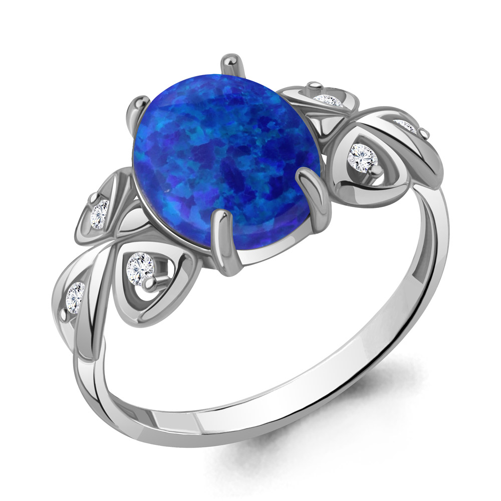 

Кольцо из серебра р. 18 AQUAMARINE 6577195А_925_р, 6577195А_925_р