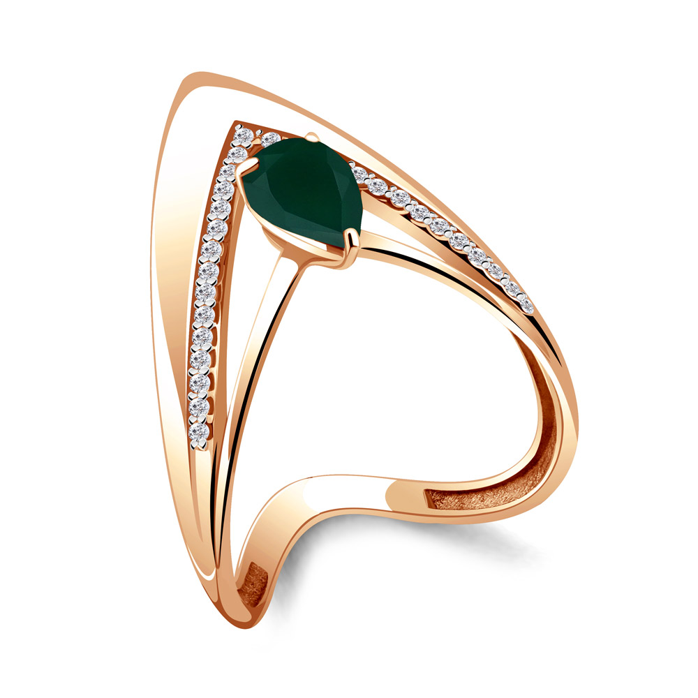 

Кольцо из серебра р. , AQUAMARINE 6560209А_925_з, 6560209А_925_з
