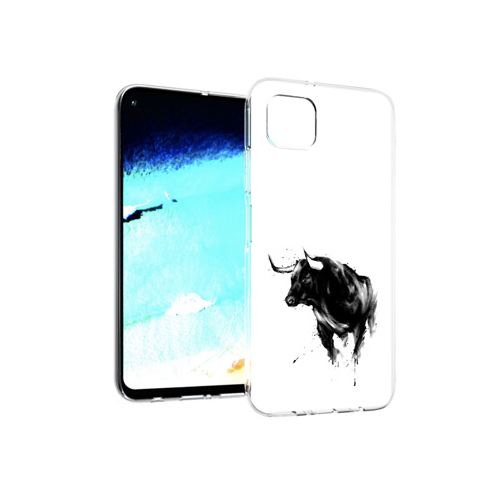 

Чехол MyPads Tocco для Huawei Nova 6 SE бык, Прозрачный, Tocco