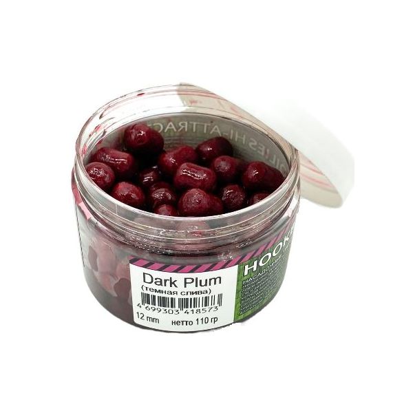 Бойлы RHINO BAITS вареные насадочные Dark Plum (темная слива) 12mm 110гр